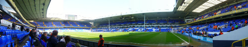 A quick and dodgy panorama of White Heart Lane before the match.