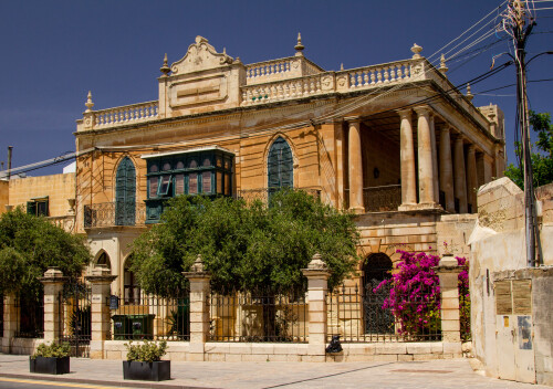 Classic Maltese architecture in Marsaxlokk
