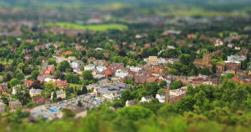 Scale model of Great Malvern - scale 1:1