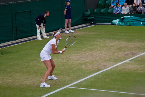 Receive - Schiavone [24] v Kvitova [4] - Day 7 - Wimbledon 2012