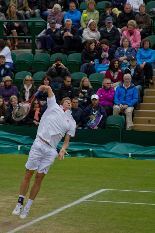 Gasquet [18] v Mayer [31] - Day 7 - Wimbledon 2012