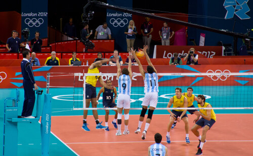 London 2012 - Volleyball - Men's Quarter Finals

Brazil v Argentina in the first quarter final.