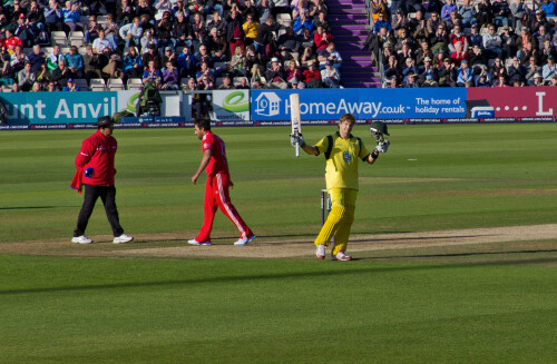 Watson put on 143, and Clarke 75, leaving England too much to do on a chilly September evening.

http://www.bbc.co.uk/sport/0/cricket/24120183