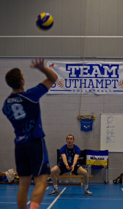 Jack and Andy warming up