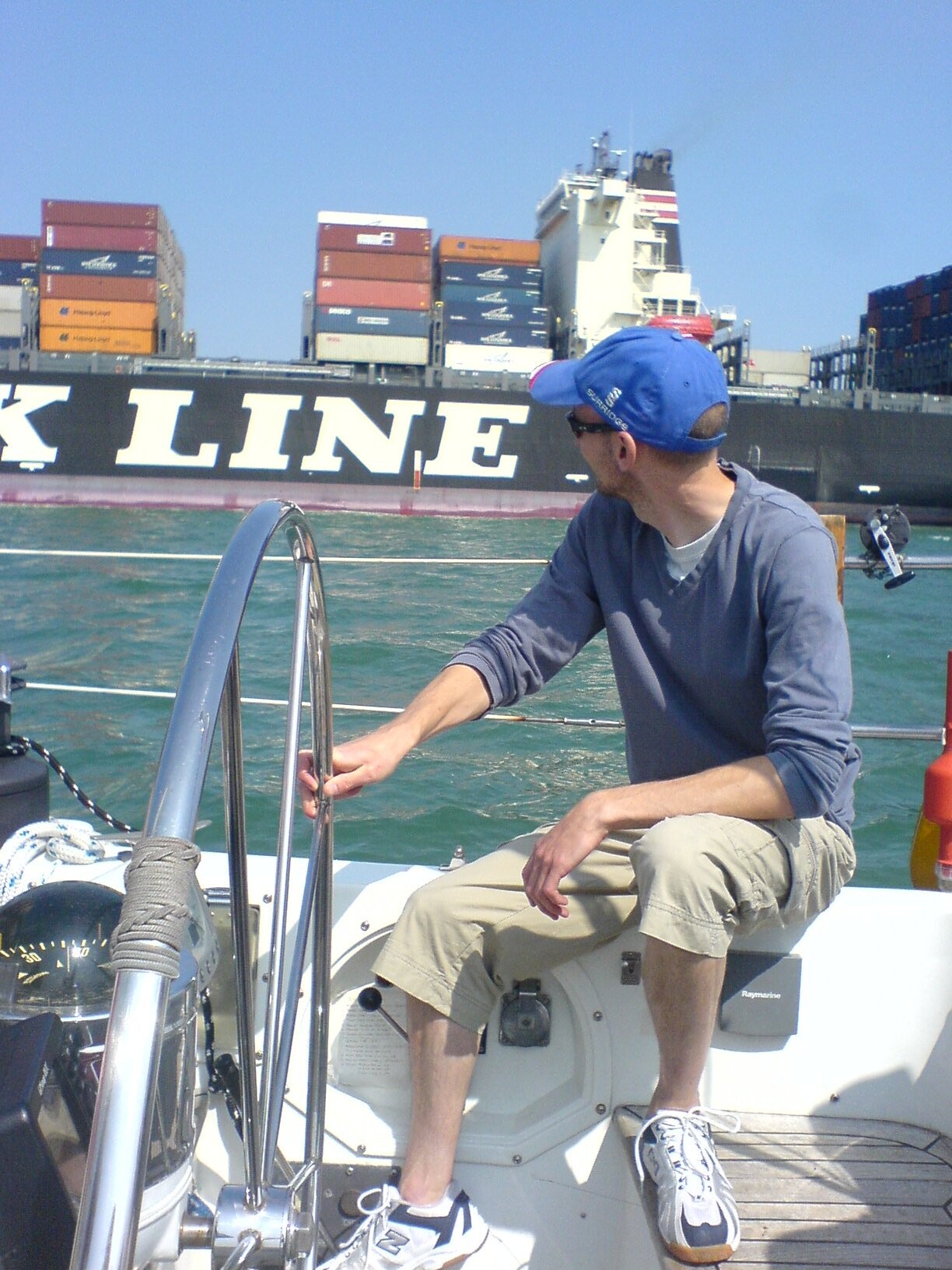 Yeah they were faster, but we were sailing.